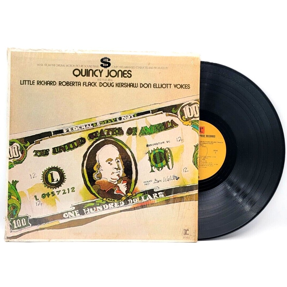 QUINCY JONES - DOLLAR MOVIE SOUNDTRACK - LP REPRISE IN SHRINK